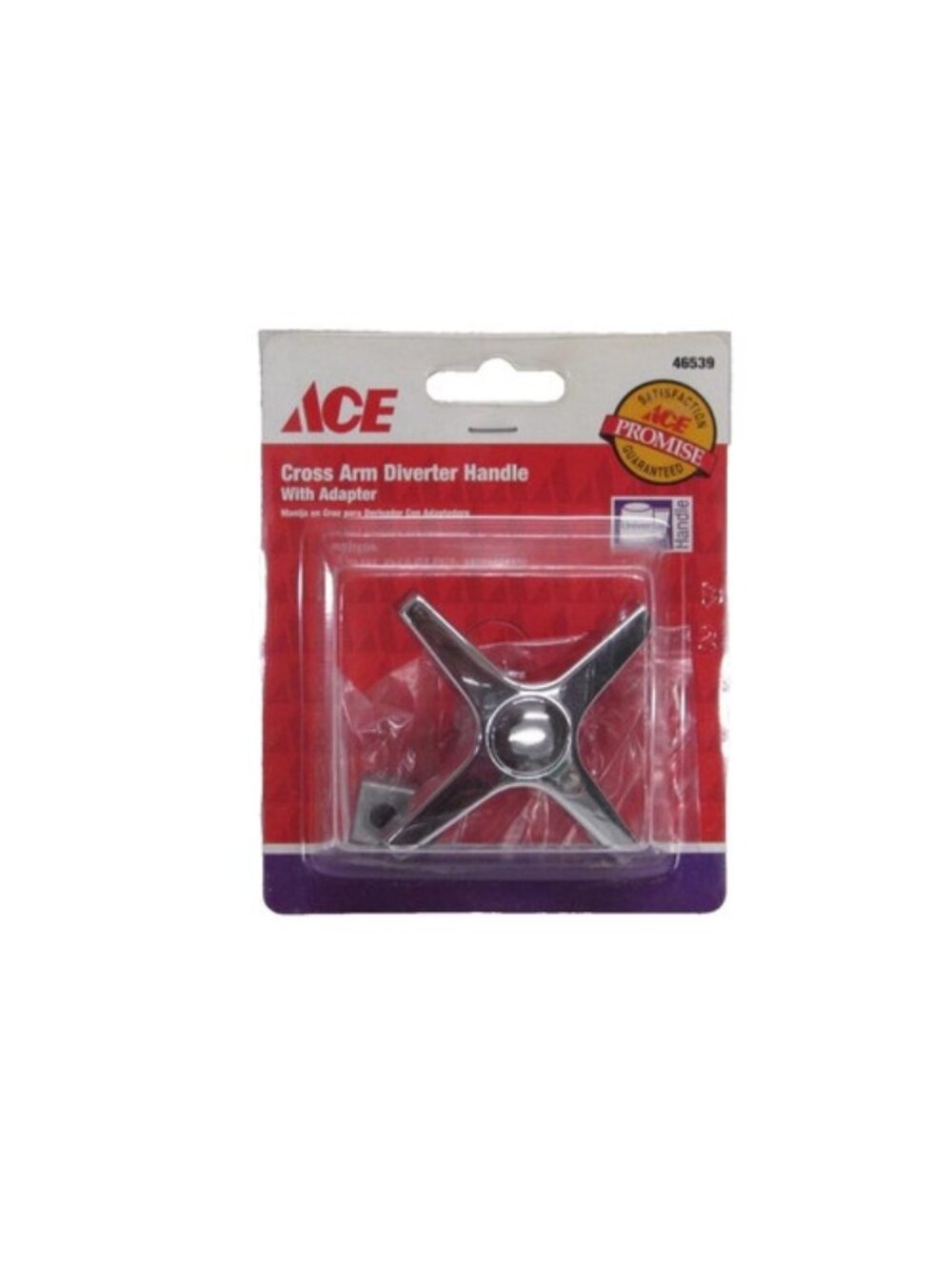 ACE CHROME CROSS ARM DIVERTER HANDLE, UNIVERSAL #46539